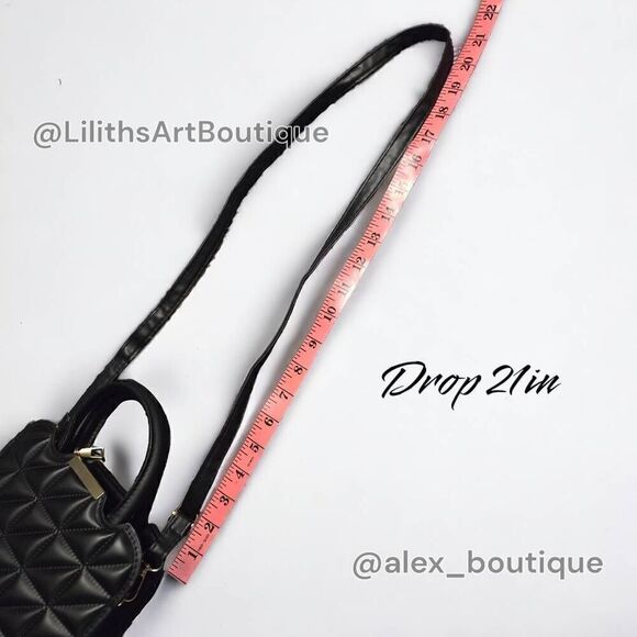 Quilted Square Crossbody Bag(Q007)-Bags for Women - Picture 5 of 11